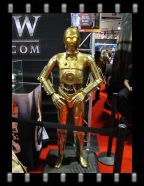 He's just glad to be away from that little droid for once.