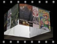 The banner from the Oni Press booth. I wasn't able to get a picture of Jamie or Jöelle.